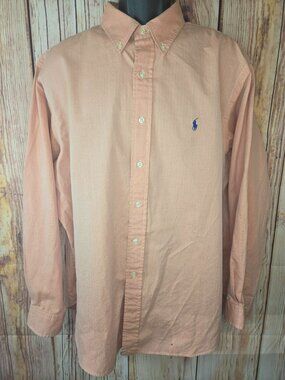 Ralph Lauren Mens Classic Fit Dress Shirt 17.5/34-35 XL
